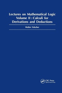 Abbildung von: Lectures on Mathematical Logic, Volume II - CRC Press
