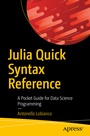 Cover: Julia Quick Syntax Reference - APress
