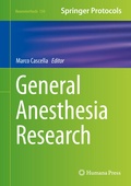 Cover: General Anesthesia Research - Humana Press Inc.