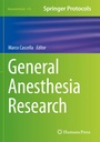 Cover: General Anesthesia Research - Humana Press Inc.