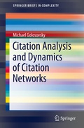 Cover: Citation Analysis and Dynamics of Citation Networks - Springer
