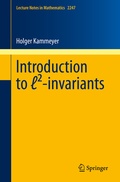 Cover: Introduction to l&sup2;-invariants - Springer