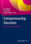 Cover: Entrepreneurship Education - Springer Gabler