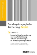 Cover: Inklusive Berufsorientierung und berufliche Bildung - aktuelle Entwicklungen im deutschsprachigen Raum - Beltz eBook