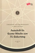 Cover: Unternehmen und Unternehmensrecht in Lehre und Praxis - Verlag d. Technischen Universit&auml;t Graz