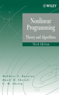 Enlarge image Cover: Nonlinear Programming - Wiley
