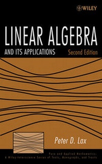 Abbildung von: Linear Algebra and Its Applications - Wiley