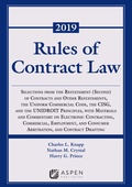 Cover: Rules of Contract Law - Aspen Publishers