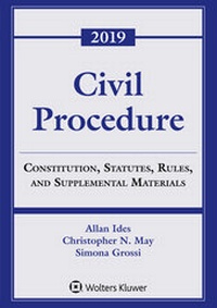 Abbildung von: Civil Procedure - Aspen Publishers