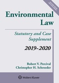Abbildung von: Environmental Law: Statutory and Case Supplement - Aspen Publishers