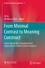 Cover: From Minimal Contrast to Meaning Construct - Springer