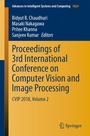 Cover: Proceedings of 3rd International Conference on Computer Vision and Image Processing - Springer