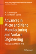 Cover: Advances in Micro and Nano Manufacturing and Surface Engineering - Springer