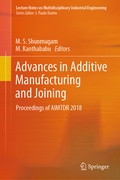 Cover: Advances in Additive Manufacturing and Joining - Springer