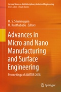 Cover: Advances in Micro and Nano Manufacturing and Surface Engineering - Springer