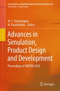 Enlarge image Cover: Advances in Simulation, Product Design and Development - Springer