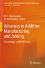 Cover: Advances in Additive Manufacturing and Joining - Springer