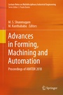 Cover: Advances in Forming, Machining and Automation - Springer