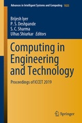 Cover: Computing in Engineering and Technology - Springer