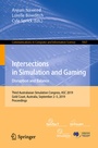 Cover: Intersections in Simulation and Gaming: Disruption and Balance - Springer