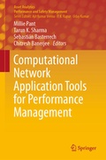 Cover: Computational Network Application Tools for Performance Management - Springer