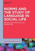 Cover: Norms and the Study of Language in Social Life - De Gruyter Mouton
