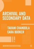 Cover: Archival and Secondary Data - SAGE Publications Ltd
