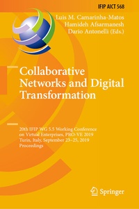Abbildung von: Collaborative Networks and Digital Transformation - Springer
