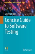 Cover: Concise Guide to Software Testing - Springer