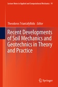 Cover: Recent Developments of Soil Mechanics and Geotechnics in Theory and Practice - Springer