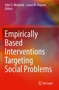Cover: Empirically Based Interventions Targeting Social Problems - Springer
