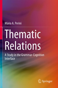 Abbildung von: Thematic Relations - Springer
