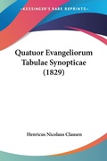 Bild: Quatuor Evangeliorum Tabulae Synopticae (1829) - Kessinger Publishing Co