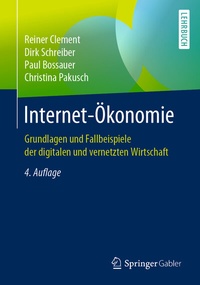 Abbildung von: Internet-Ökonomie - Springer Gabler