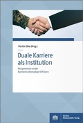 Cover: Duale Karriere als Institution - Berliner Wissenschafts-Verlag