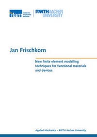 Enlarge image Cover: New finite element modelling techniques for functional materials and devices - Shaker