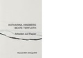 Cover: Katharina Hinsberg _ Beate Terfloth - Stiftung DKM