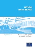 Cover: Protection of whistleblowers - Council of Europe