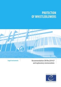 Enlarge image Cover: Protection of whistleblowers - Council of Europe