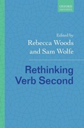 Cover: Rethinking Verb Second - Oxford University Press