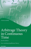 Cover: Arbitrage Theory in Continuous Time - Oxford University Press