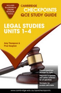 Enlarge image Cover: Cambridge Checkpoints QCE Legal Studies Units 1-4 - Cambridge University Press