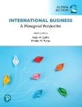 Cover: International Business: A Managerial Perspective, Global Edition + MyLab Management with Pearson eText (Package) - Pearson Education Limited
