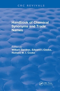 Abbildung von: Handbook of Chemical Synonyms and Trade Names - CRC Press