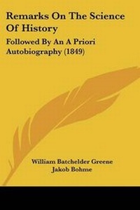 Enlarge image Cover: Remarks On The Science Of History - Kessinger Publishing Co