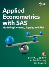 Enlarge image Cover: Applied Econometrics with SAS - SAS Institute