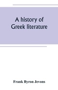 Cover: A history of Greek literature - ALPHA EDITION