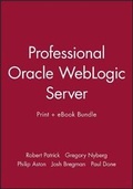 Cover: Professional Oracle Weblogic Server Print + eBook Bundle - Wrox Press