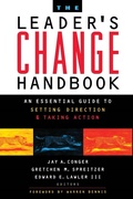 Cover: The Leader's Change Handbook - Jossey-Bass