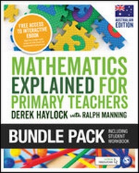 Enlarge image Cover: Haylock: Mathematics Explained for Primary Teachers (Australian edition) + Student Workbook bundle - SAGE Publications Ltd